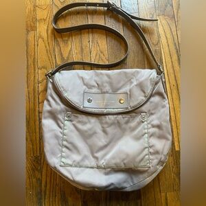 Marc by Marc Jacobs Taupe Nylon Crossbody Shoulder Bag
